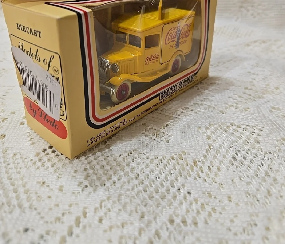 Days Gone Coca-Cola Yellow Toy Truck